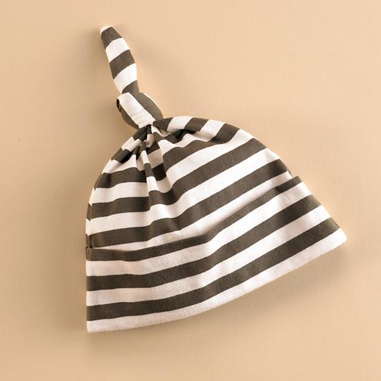 KQ_Brown stripe hat